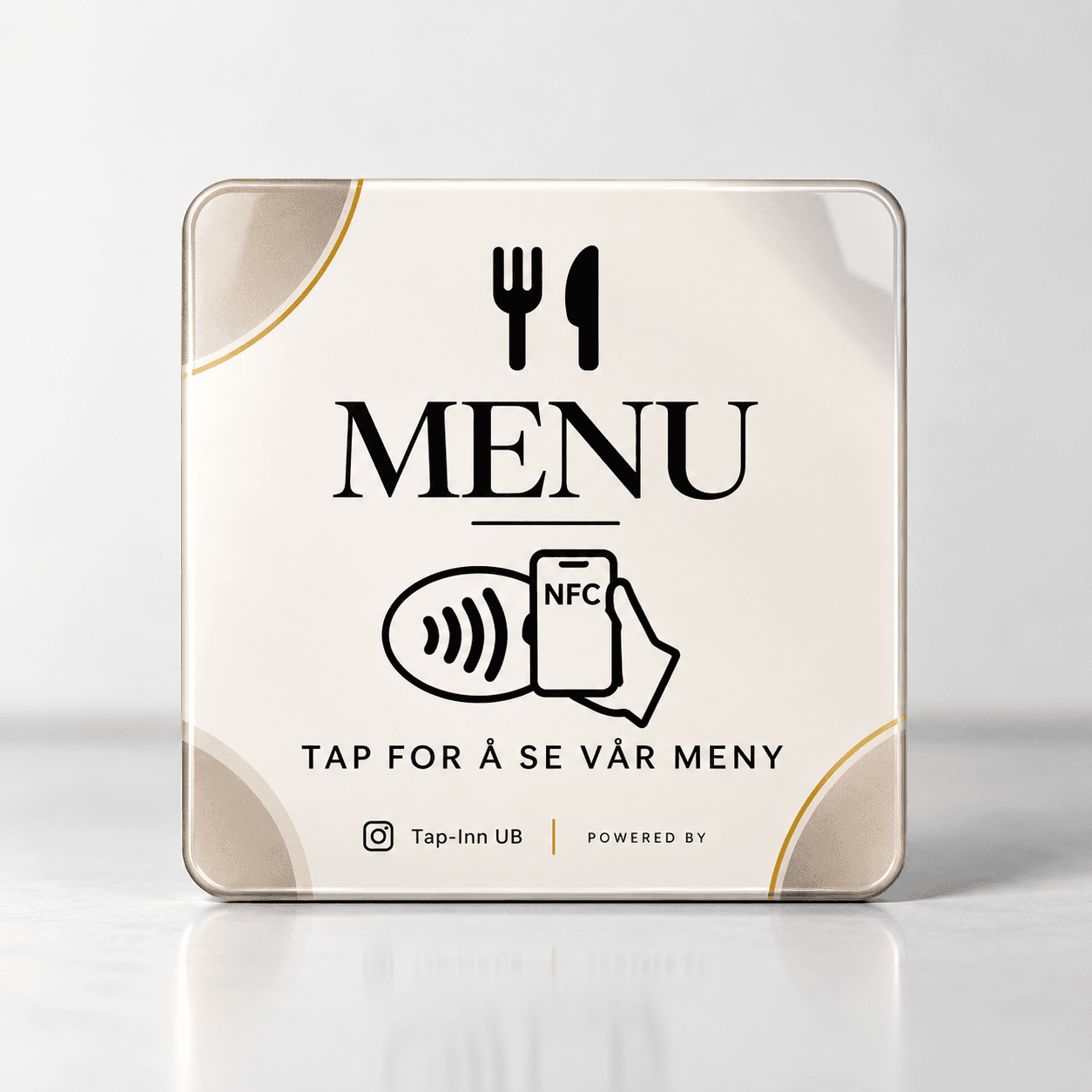 Meny NFC-kort fra Tap Inn